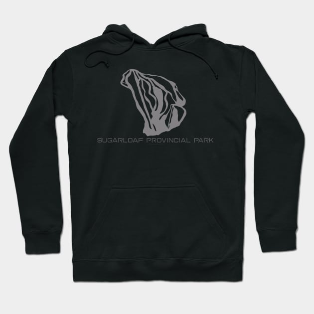 Sugarloaf Provincial Park 3D Hoodie by Mapsynergy